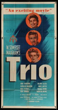 1b950 TRIO 3sh '50 W. Somerset Maugham, Anne Crawford, Roland Culver, Kathleen Harrison