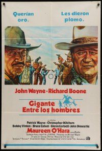 1b282 BIG JAKE Argentinean '71 Richard Boone wanted gold but John Wayne gave him lead instead!