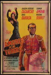 1b365 LOS AMORES DE UN TORERO Argentinean '46 art of matador Joaquin Cagancho & Carmen Amaya!