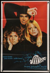 1b400 SHAMPOO Argentinean '75 best close up of Warren Beatty, Julie Christie & Goldie Hawn!