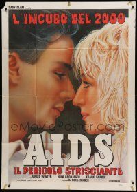 1b150 AIDS THE COMING DANGER Italian 1p '86 German movie about the sexually transmitted disease!