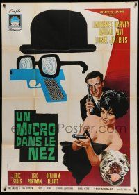 1b231 SPY WITH A COLD NOSE Italian 1p '67 different art of sexy Daliah Lavi & Laurence Harvey!