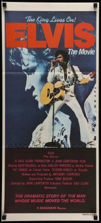 1c809 ELVIS Aust daybill '79 Kurt Russell as Presley, directed by John Carpenter, rock & roll!
