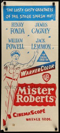 1c890 MISTER ROBERTS Aust daybill R60s Henry Fonda, James Cagney, Powell, Lemmon, John Ford!