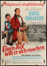 1c288 EINEN JUX WILL ER SICH MACHEN Austrian '56 Dr. Alfred Stoger's musical comedy, Josef Meinrad