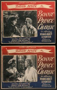 1c057 BONNIE PRINCE CHARLIE 2 Canadian LCs '48 sexiest Margaret Leighton and Jack Hawkins!