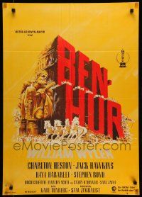 1c522 BEN-HUR German R70s Charlton Heston, William Wyler classic religious epic!