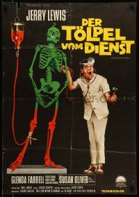 1c561 DISORDERLY ORDERLY German '65 Peltzer art of wackiest hospital nurse Jerry Lewis!