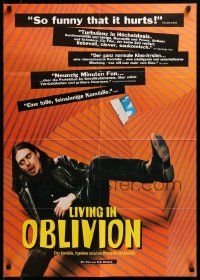 1c618 LIVING IN OBLIVION teaser German '95 great design with Steve Buscemi, film crew from Hell!