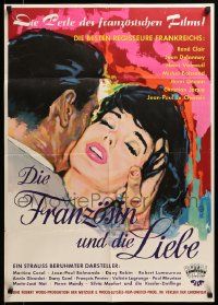1c622 LOVE & THE FRENCHWOMAN German '62 France's Kinsey Report, romantic artwork!