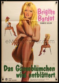 1c623 MADEMOISELLE STRIPTEASE German R62 En effeuillant la marguerite, Brigitte Bardot by Kede!