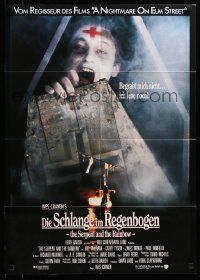 1c673 SERPENT & THE RAINBOW German '88 directed by Wes Craven, don't bury me, I'm not dead!