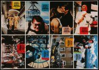 1c269 MOONRAKER German LC poster '79 Roger Moore as Bond, Kiel, Lonsdale, Lois Chiles!