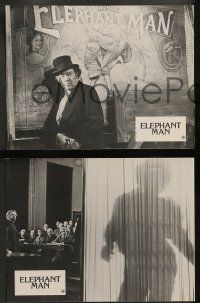 1c167 ELEPHANT MAN 3 French LCs '81 John Hurt is not an animal, Anthony Hopkins, directed by Lynch