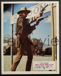 1c133 OUTLAW JOSEY WALES 16 French LCs '76 Clint Eastwood is an army of one!
