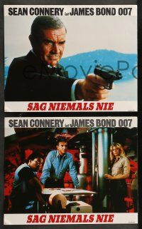 1c182 NEVER SAY NEVER AGAIN 20 German LCs '83 Barbara Carrera, Sean Connery as James Bond 007!