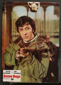 1c241 STRAW DOGS 6 German LCs R81 different images of Dustin Hoffman, directed by Sam Peckinpah