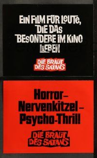 1c185 TO THE DEVIL A DAUGHTER 18 German LCs '76 Richard Widmark, Christopher Lee, Nastassja Kinski!