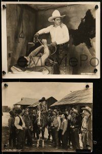1c047 TOM MIX 3 German stills '30s different images of cowboy western star, one w/ Diane Sinclair!