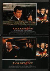 1c070 GOLDENEYE 12 Spanish LCs '95 Pierce Brosnan as secret agent James Bond 007, Scorupco!