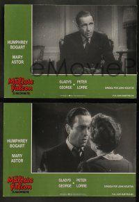 1c074 MALTESE FALCON 11 Spanish LCs R87 Humphrey Bogart, Mary Astor, Lorre, Huston, different!