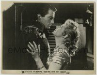 1d067 CAPTAIN HORATIO HORNBLOWER 11x14.25 still '51 Gregory Peck embracing sexy Virginia Mayo!