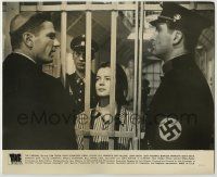 1d068 CARDINAL deluxe 11x13.5 still '64 Romy Schneider behind bars, Tom Tryon & Nazi guards!