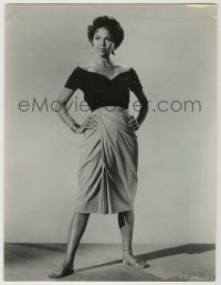 1d071 CARMEN JONES 10x13.25 still '54 best full-length portrait of sexy Dorothy Dandridge!