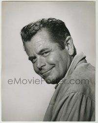 1d143 GLENN FORD deluxe 10.5x13.5 still '68 great smiling portrait looking over his shoulder!