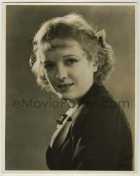 1d281 MARIAN NIXON deluxe 11x14 still '30s portrait looking over her shoulder by Frank Powolny!
