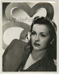 1d312 NANCY KELLY 11.25x14 still '40 head & shoulders close up over cool heart-shaped background!