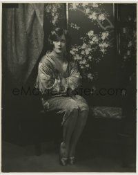 1d384 VERA REYNOLDS 11x14 still '20s great portrait of the pretty actress sitting in shadows!