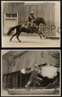 1d015 ALLAN 'ROCKY' LANE 3 deluxe 11x14 stills '40s great portraits of the cowboy star in action!