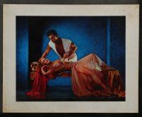 1d028 SALOME 2 9x12 color acetate prints '53 sexy Rita Hayworth & Stewart Granger!