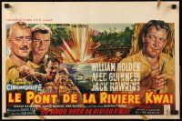 1f550 BRIDGE ON THE RIVER KWAI Belgian '58 William Holden, Alec Guinness, David Lean WWII classic!
