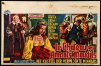 1f553 CASTLE OF THE BANNED LOVERS Belgian '56 directed by Riccardo Freda, art of Micheline Presle!