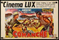 1f557 COMANCHE Belgian '56 Dana Andrews, Linda Cristal, they killed more white men than any other!
