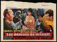 1f615 MIDNIGHT FOLLY Belgian '61 Les demons de minuit, Charles Boyer, Pascale Petit!