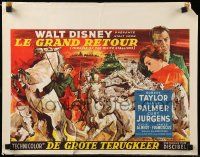 1f616 MIRACLE OF THE WHITE STALLIONS Belgian '63 Walt Disney, Lipizzaner stallions & soldiers art!