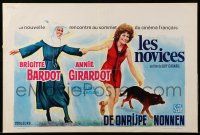 1f626 NOVICES Belgian '75 great art of sexy Brigitte Bardot & Annie Girardot!