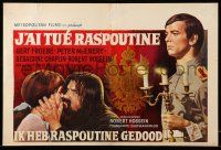 1f635 RASPUTIN Belgian '68 Robert Hossein's J'ai tue Raspoutine, Gert Froebe!
