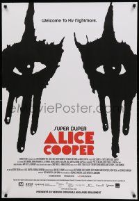1f137 SUPER DUPER ALICE COOPER Canadian 1sh '14 different artwork of the star's iconic makeup!