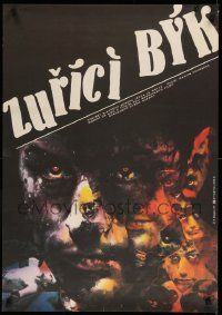 1f097 RAGING BULL Czech 23x33 '87 Martin Scorsese, wild Ziegler art of boxer Robert De Niro!
