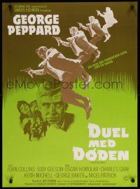 1f453 EXECUTIONER Danish '71 cool images of George Peppard w/gun, Joan Collins!