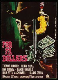 1f472 HILLS RUN RED Danish '67 Carlo Lizzani's Un Fiume di dollari, spaghetti western!