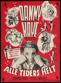 1f516 SECRET LIFE OF WALTER MITTY Danish R50s Danny Kaye & Virginia Mayo in James Thurber story!
