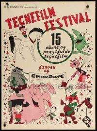 1f524 TEGNEFILM FESTIVAL Danish '70s great Ole art of many cartoon characters!
