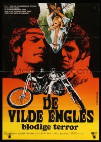 1f535 WILD RIDERS Danish '77 Alex Rocco & another biker end up on the road to Hell!