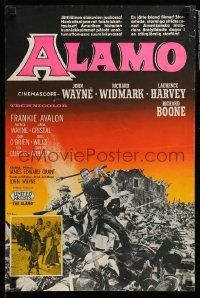 1f002 ALAMO Finnish '60 John Wayne & Richard Widmark in the War of Independence by R. Kanz!