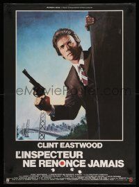 1f857 ENFORCER French 23x31 '77 great artwork of Clint Eastwood as Dirty Harry by Mascii!